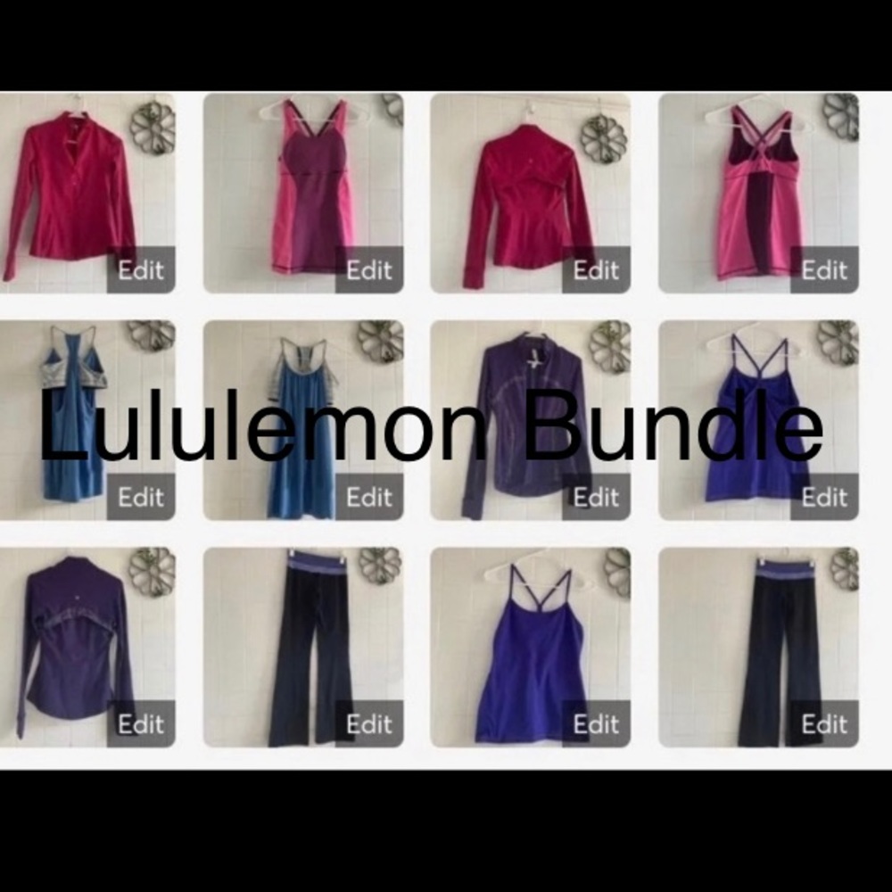 Lululemon Athletica S/P / Small Bundle of 6 pieces